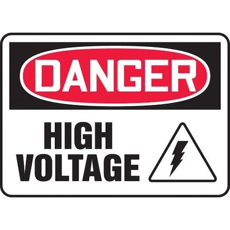 OSHA DANGER SAFETY SIGN HIGH MELC028VA